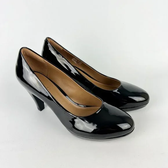 Clarks Shoes Clarks Womens Brier Dolly Patent Leather Platform